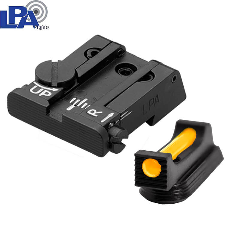 CZ P-10 adjustable sight set with fiber optics | LPA