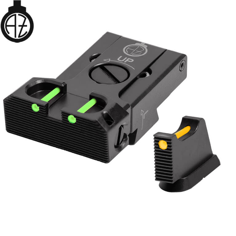 CZ 75B, CZ P-01, CZ 75 SP-01 adjustable sight set with fiber optics | type B