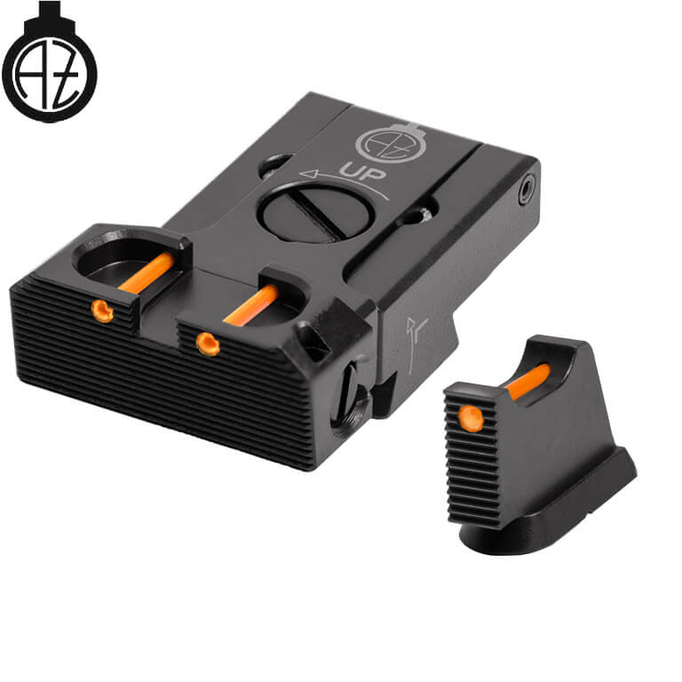 CZ 75B, CZ P-01, CZ 75 SP-01 adjustable sight set with fiber optics | type B