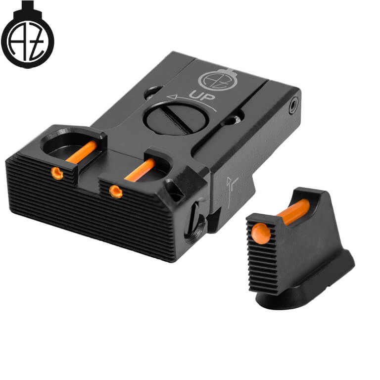 CZ 75B, CZ P-01, CZ 75 SP-01 adjustable sight set with fiber optics | type B