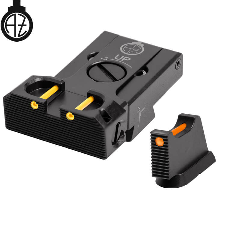 CZ 75B, CZ P-01, CZ 75 SP-01 adjustable sight set with fiber optics | type B