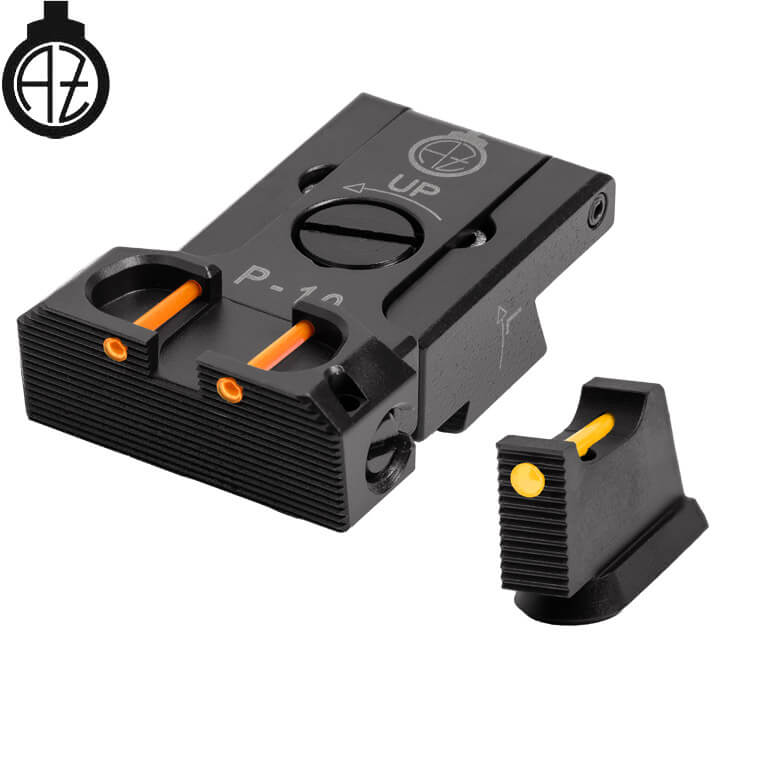 CZ P-10 adjustable sights | fiber optic B