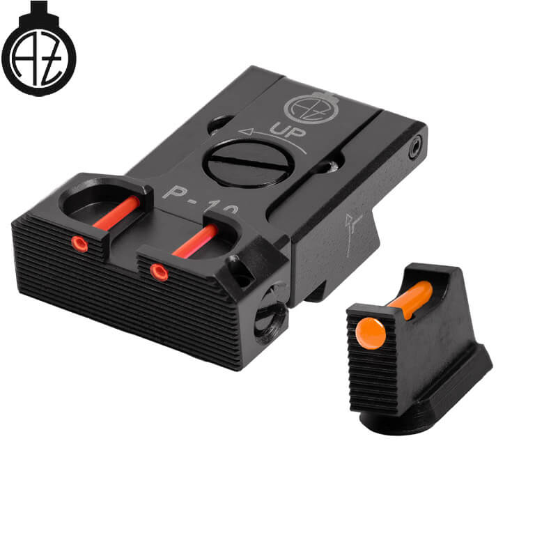 CZ P-10 adjustable sights | fiber optic B