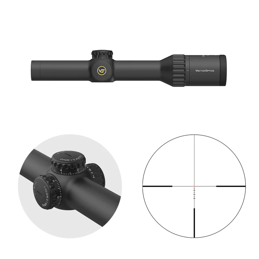 Vector Optics Continental x8 1-8x24SFP ED Fiber riflescope
