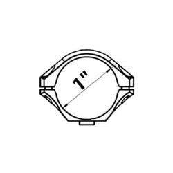 Rifle scopes with 1 inch diameter [25.4 mm]