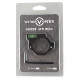 1 inch [25.4 mm] offest bubble level for rifle scope