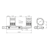 34mm scope mount cantilever | Picatinny QD Ergo base