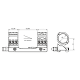 34mm scope mount | Picatinny QD Ergo base