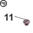 CZ 457 rear sight base screw | part #11