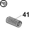 CZ P-07, CZ P-09 firing pin spring | part #41