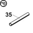 CZ P-07, CZ P-09 insert front pin | part #35