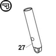 CZ P-09 main spring plug | part #27