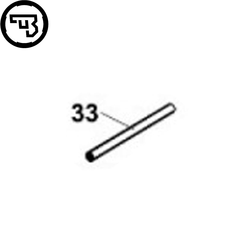 CZ P-10 backstrap pin | part #33
