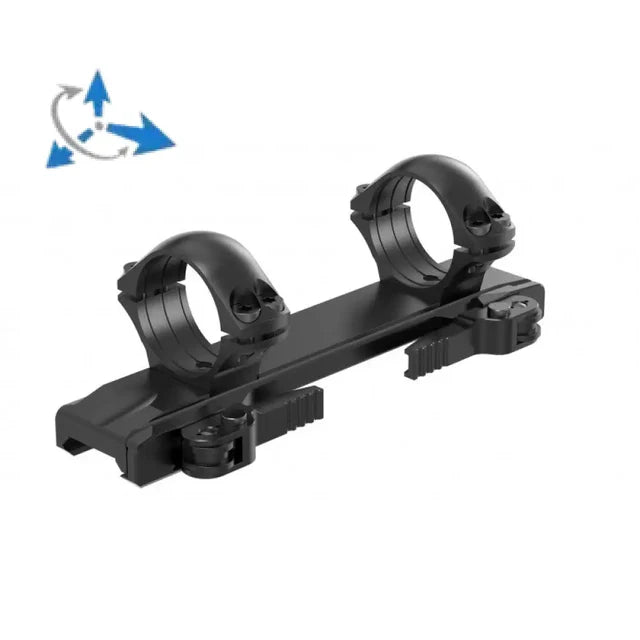 Customizable Picatinny scope ring mount [configurator]