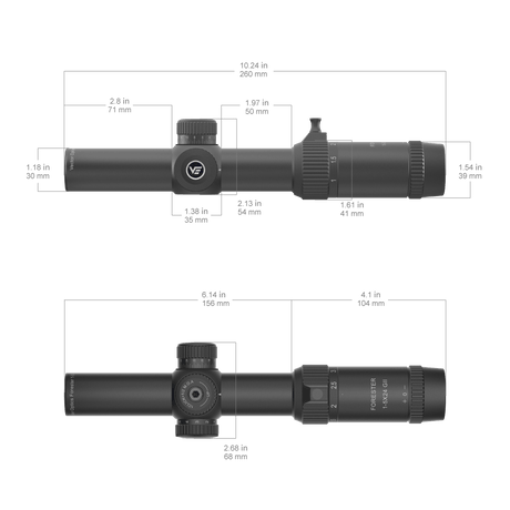 Vector Optics Forester 1-5x24SFP GenII rifle scope Vector Optics