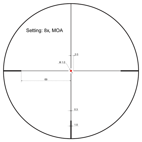 Vector Optics Forester 1-8x24 SFP rifle scope Vector Optics