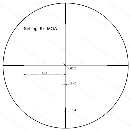 Vector Optics Forester JR. 3-9x40 rifle scope Vector Optics