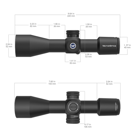 Vector Optics Veyron 10x44 SFP compact rifle scope Vector Optics