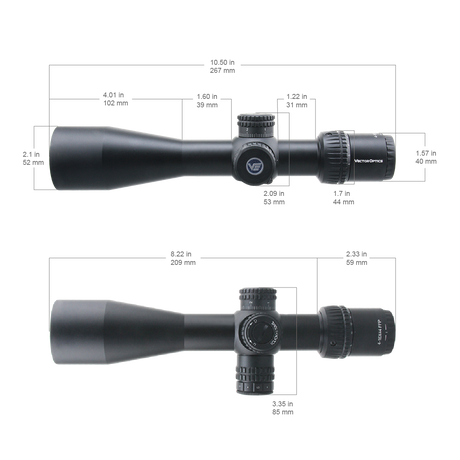 Vector Optics Veyron 4-16x44 IR First Focal Plane Illuminated rifle scope Vector Optics