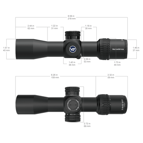Vector Optics Veyron 2-8x32IR compact rifle scope Vector Optics