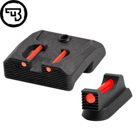 CZ 75B, CZ P-01, CZ 75 SP-01 fixed sight set with fiber optics | type B