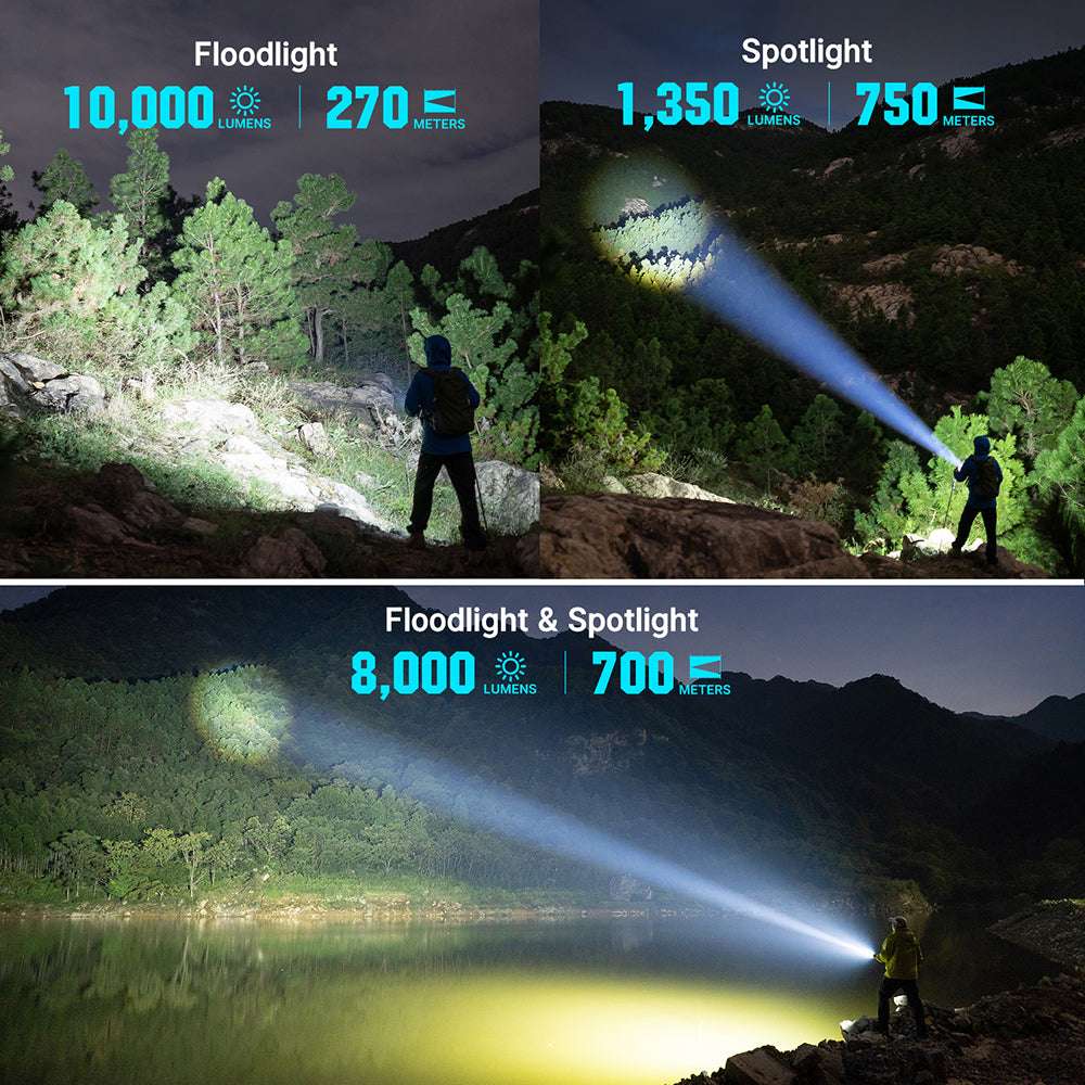 Olight Marauder 2 Mini | powerfull rechargeable flashlight | 10.000 lm