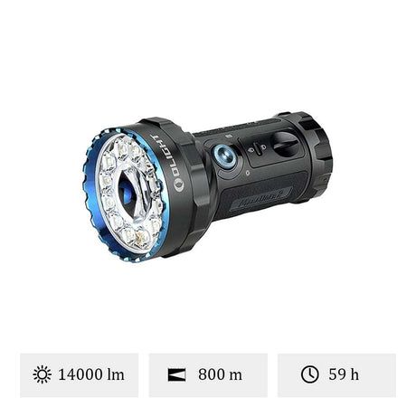 Olight Marauder 2 | ultra powerfull rechargeable flashlight | 14.000 lm