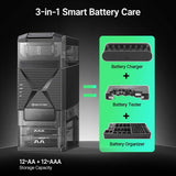 Olight Ostation 2 | smart AA/AAA battery charger | 3-in-1