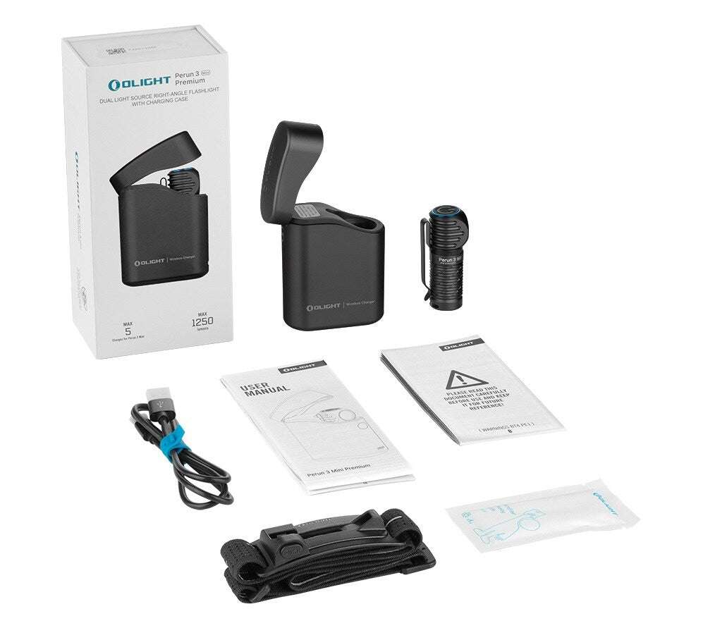 Olight Perun 3 Mini Premium | rechargeable headlamp | 1.250 lm